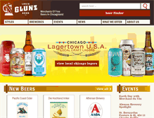 Tablet Screenshot of glunzbeers.com